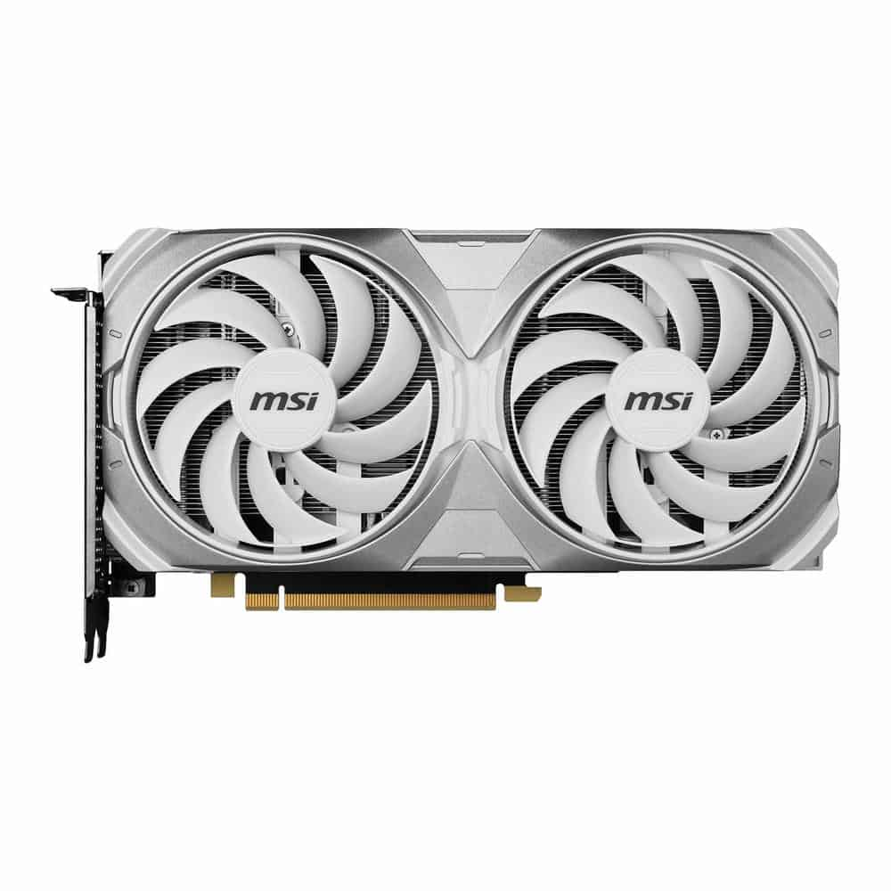 MSI NVIDIA GeForce RTX 4070 12GB VENTUS 2X OC WHITE Ada Lovelace Graphics Card